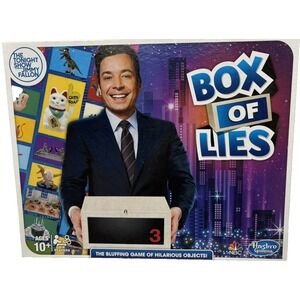 Box of Lies Hasbro Bluffing Game of Hilarious Objects from the Tonight Show
